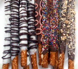 Chocolate Covered Pretzel Rods